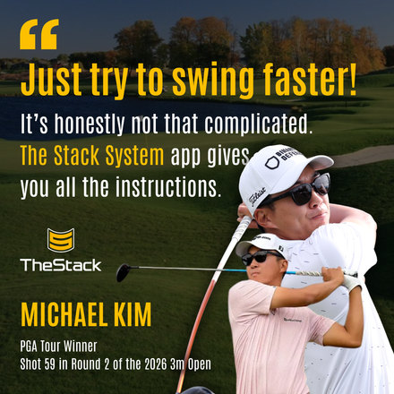 Michael Kim — Just try to swing faster with The Stack System app